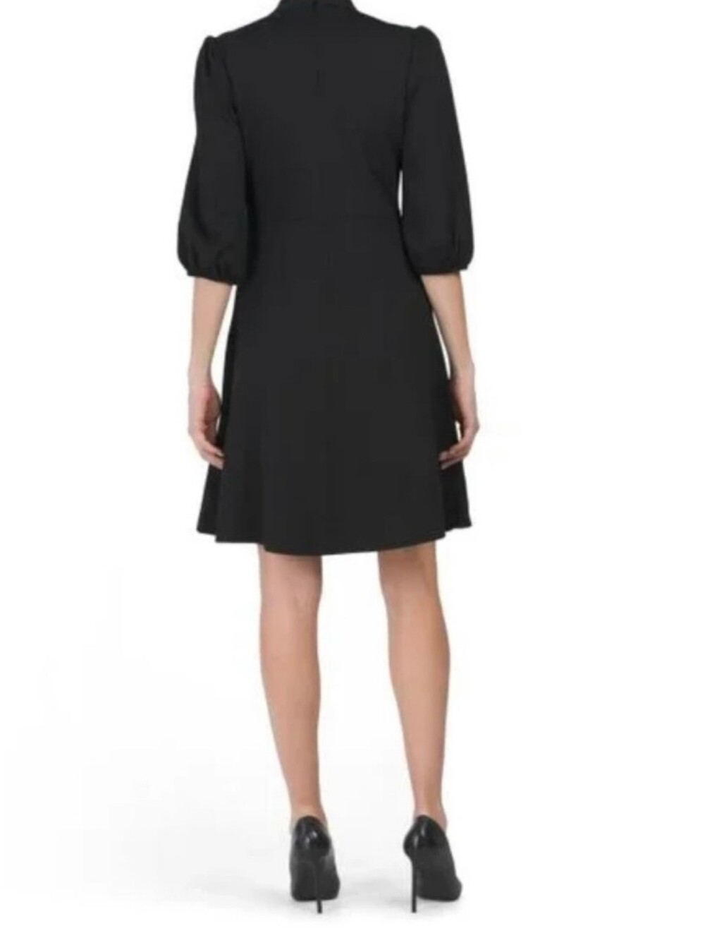 Ponte Balloon Sleeve Dress - Picture 2 of 6